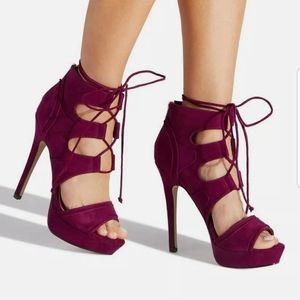 Shoedazzle Valencia - Dark Berry